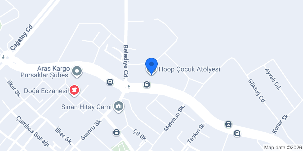 Hoop Çocuk Atölyesi konumu