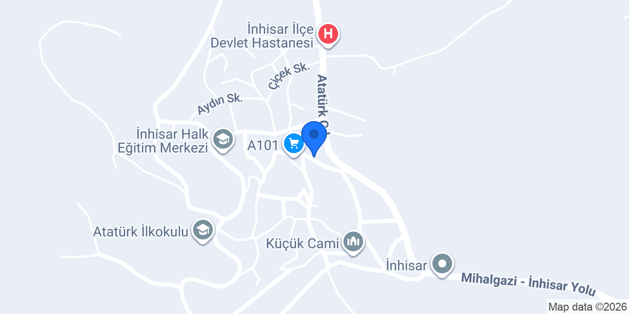 İnhisar İlçe Emniyet Amirliği konumu