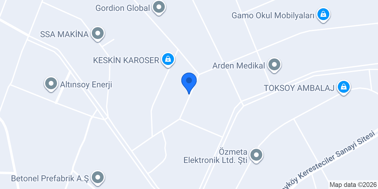 YETER MAKİNA konumu