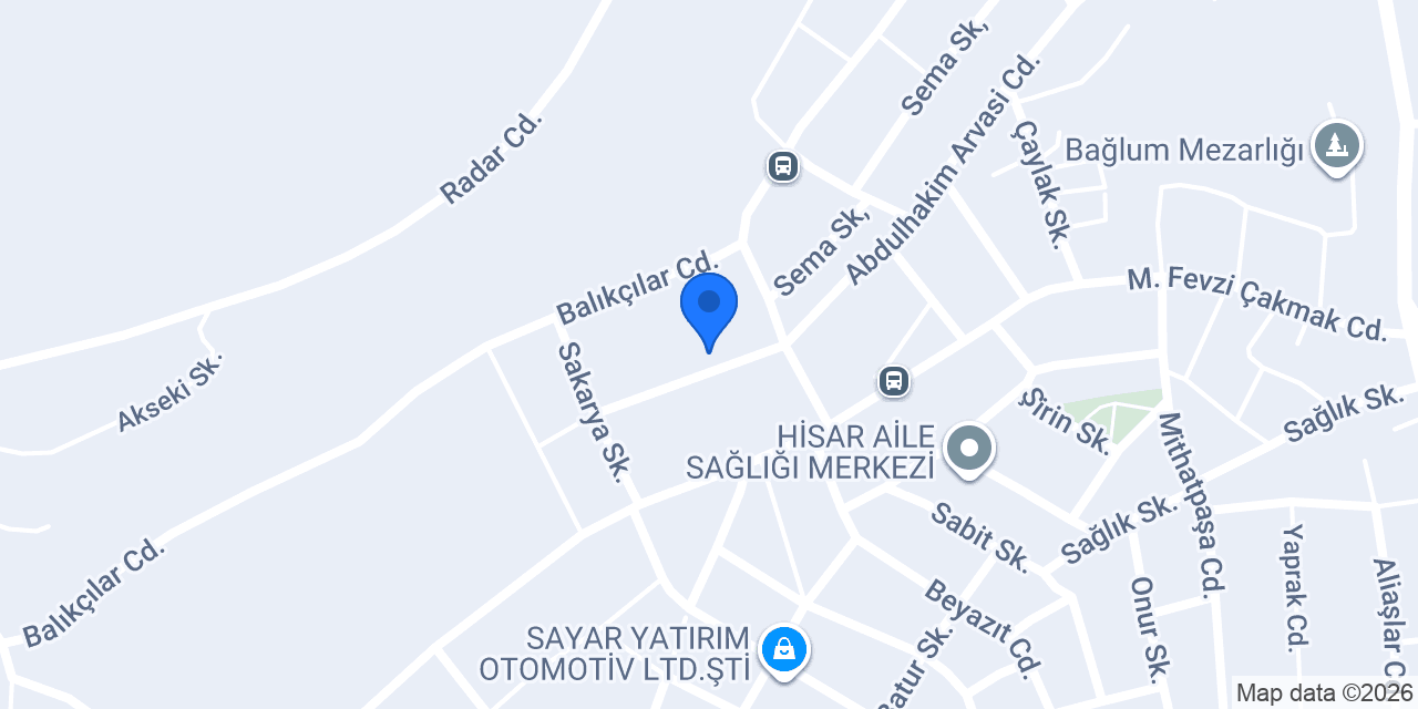 Sargınlar Mobilya konumu