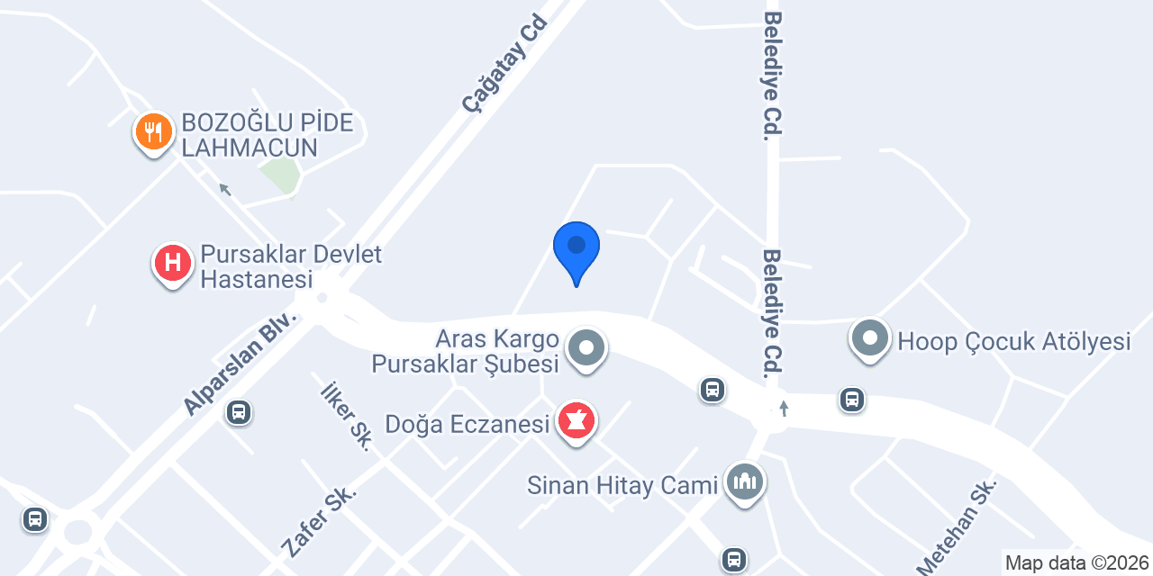 TitoCar Pursaklar konumu