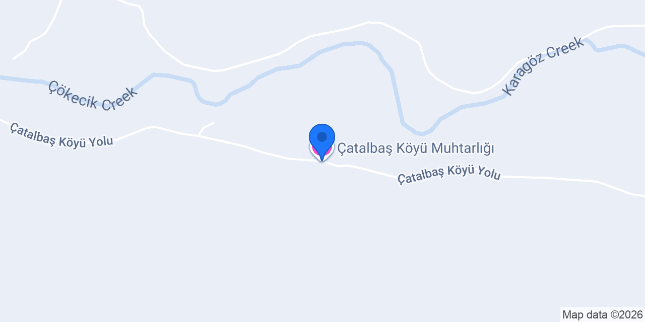 Çatalbaş Köyü Muhtarlığı konumu