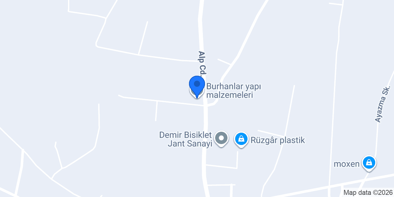 Burhanlar yapı malzemeleri konumu