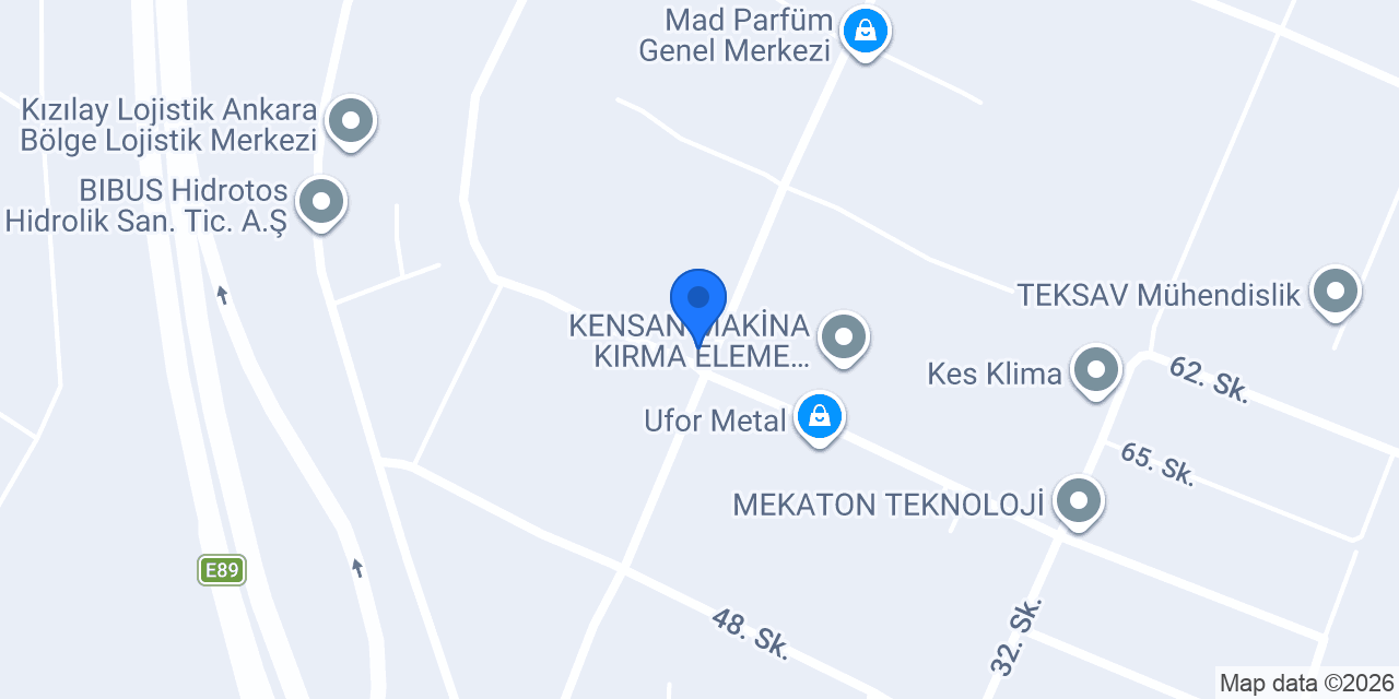3Kare Makina konumu