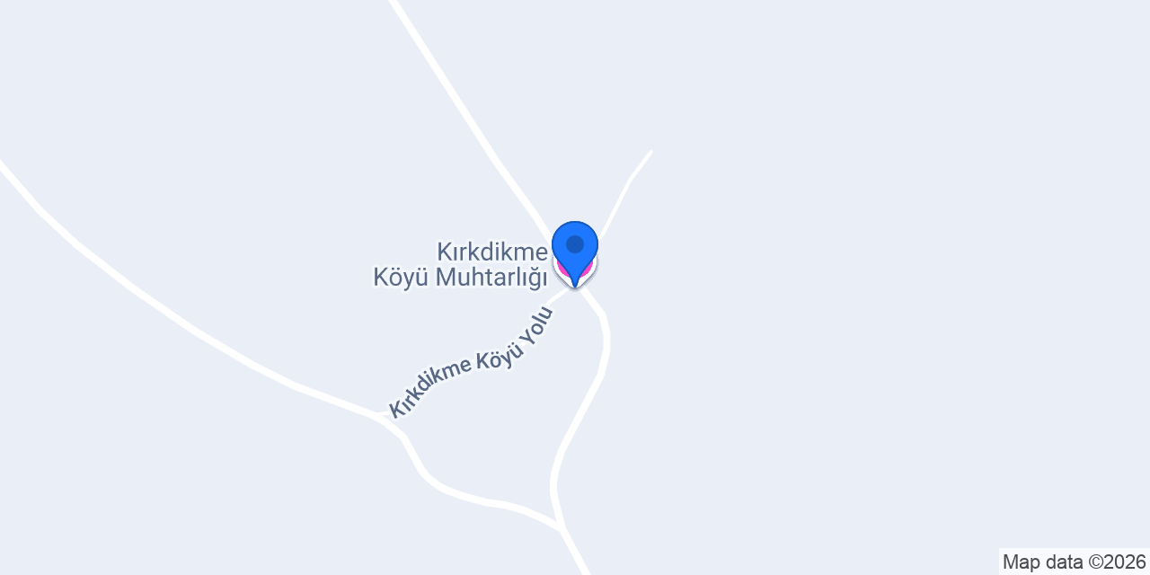 Kırkdikme Köyü Muhtarlığı konumu