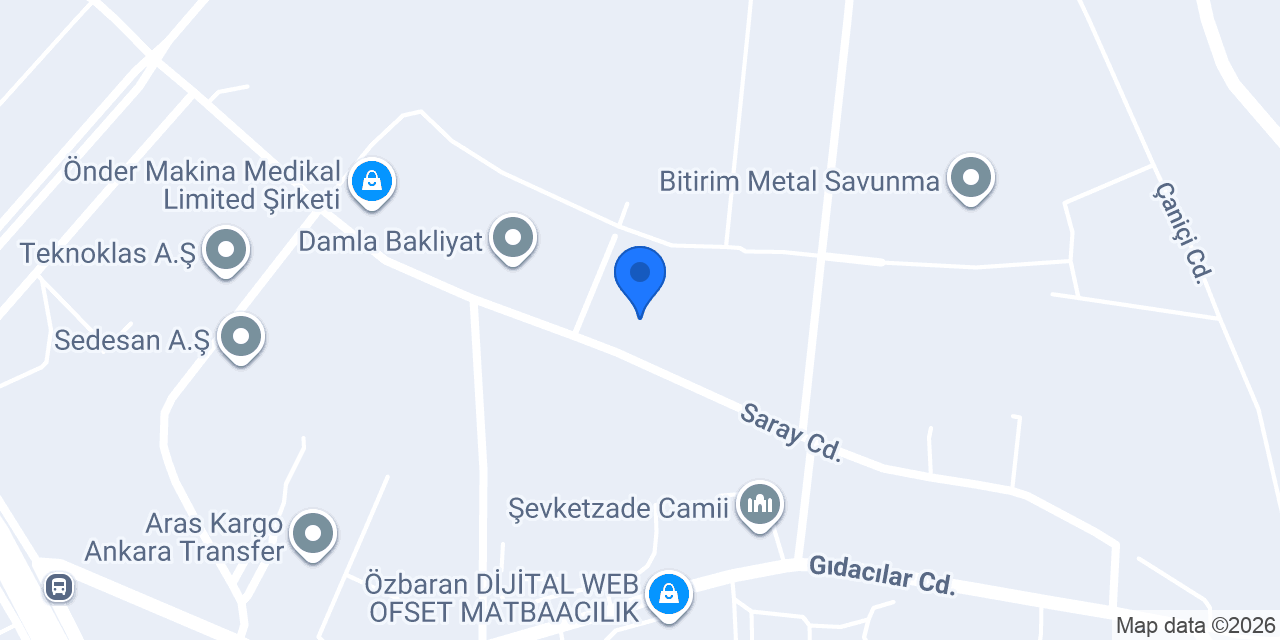 Anka Alüminyum Fabrika konumu
