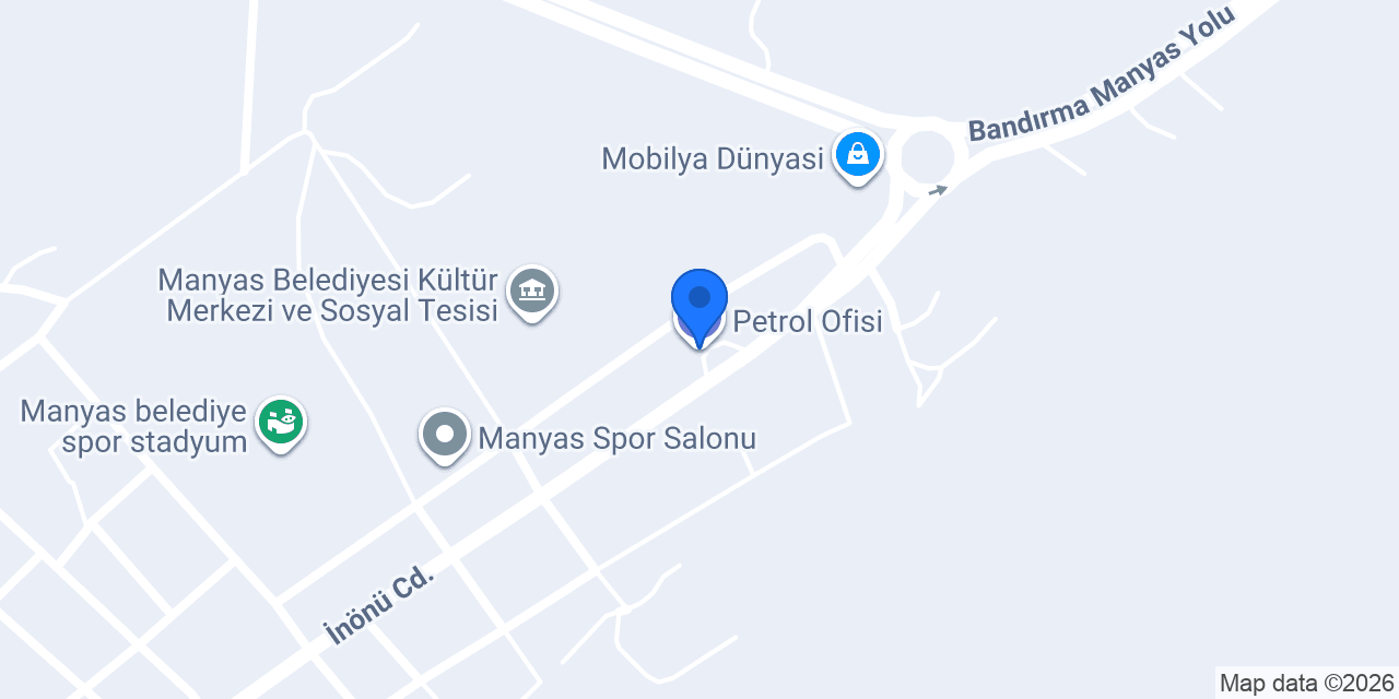 Petrol Ofisi konumu