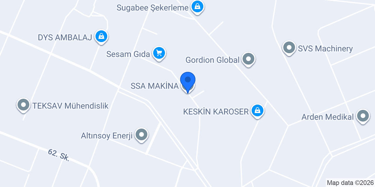 SSA MAKİNA konumu