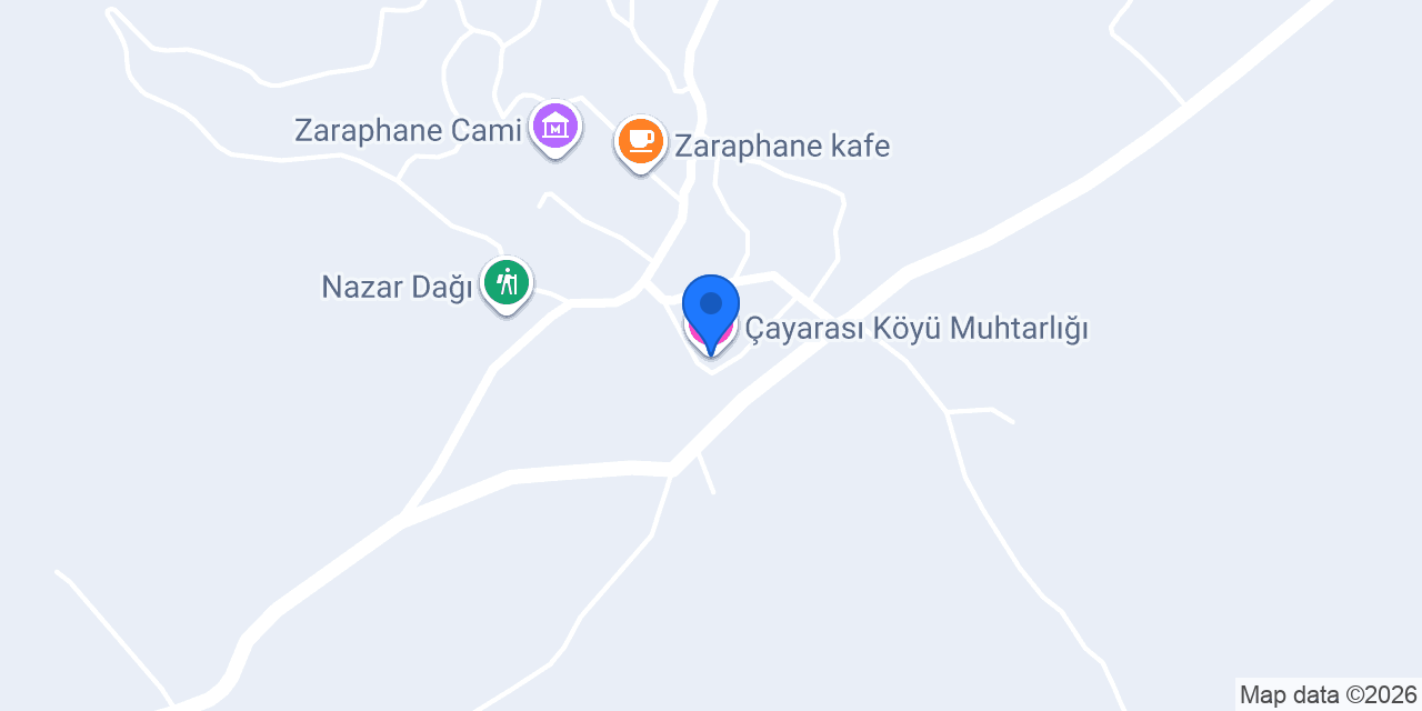 Çayarası Köyü Muhtarlığı konumu