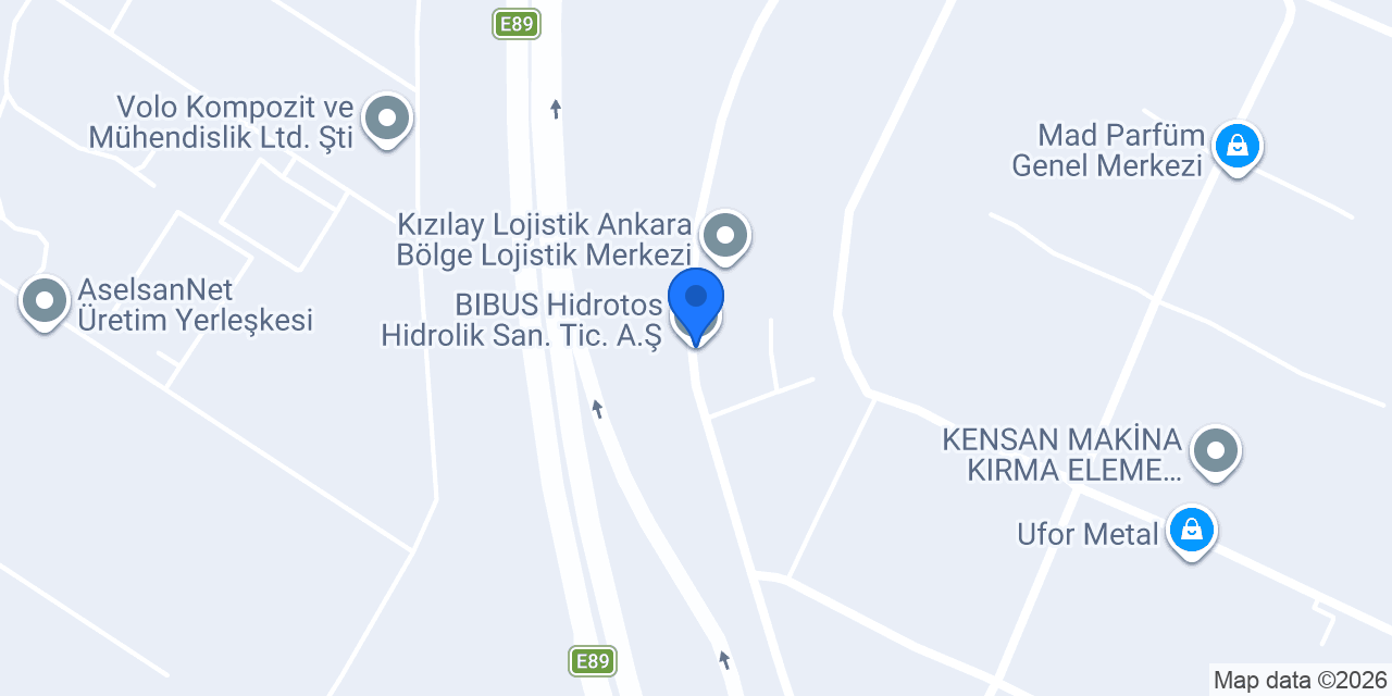 BIBUS Hidrotos Hidrolik San. Tic. A.Ş. konumu