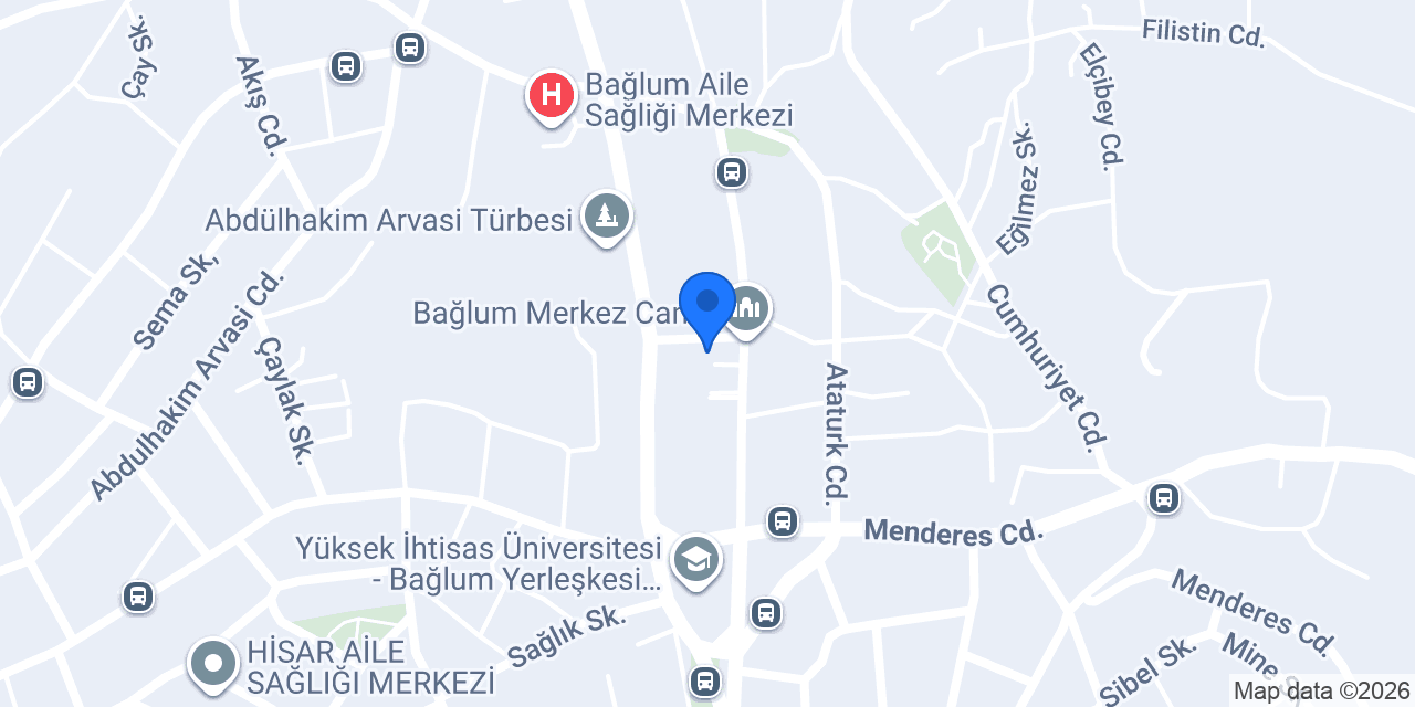 Özel Tercan Düşler Anaokulu konumu