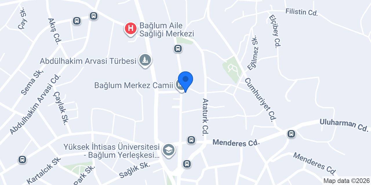 Bağlum Merkez Camii konumu