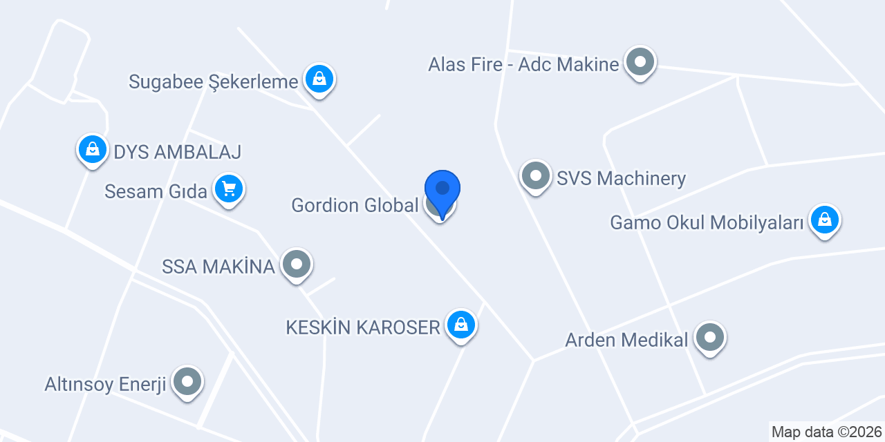 Gordion Global konumu