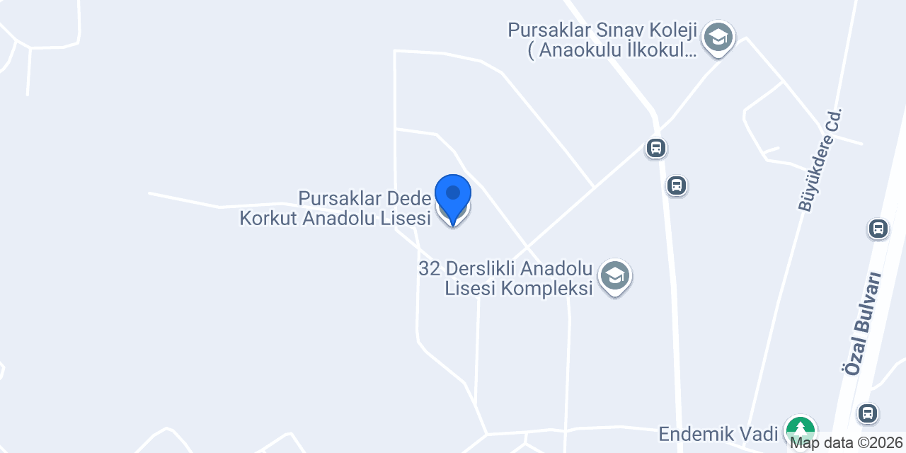 Pursaklar Dede Korkut Anadolu Lisesi konumu