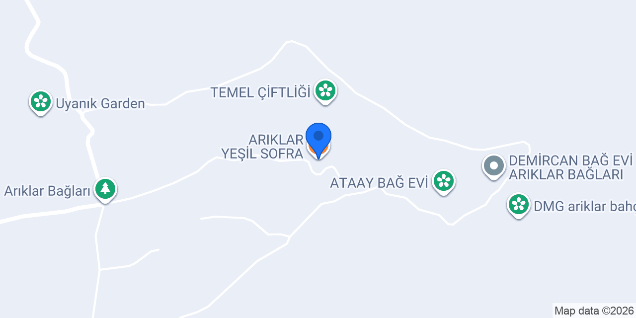 ARIKLAR YEŞİL SOFRA konumu