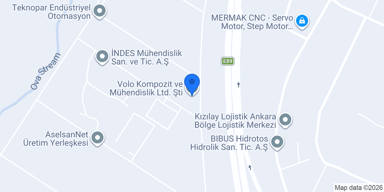 Volo Kompozit ve Mühendislik Ltd. Şti. konumu