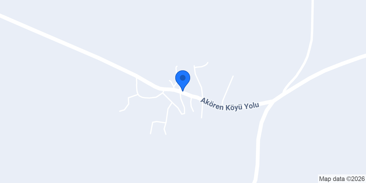 Büyük Akören Köyü Muhtarlığı konumu