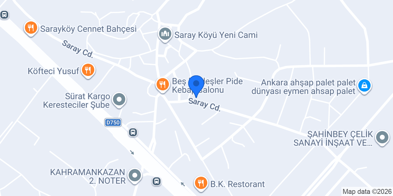 Ankara Kazan Saray Hurdacı konumu