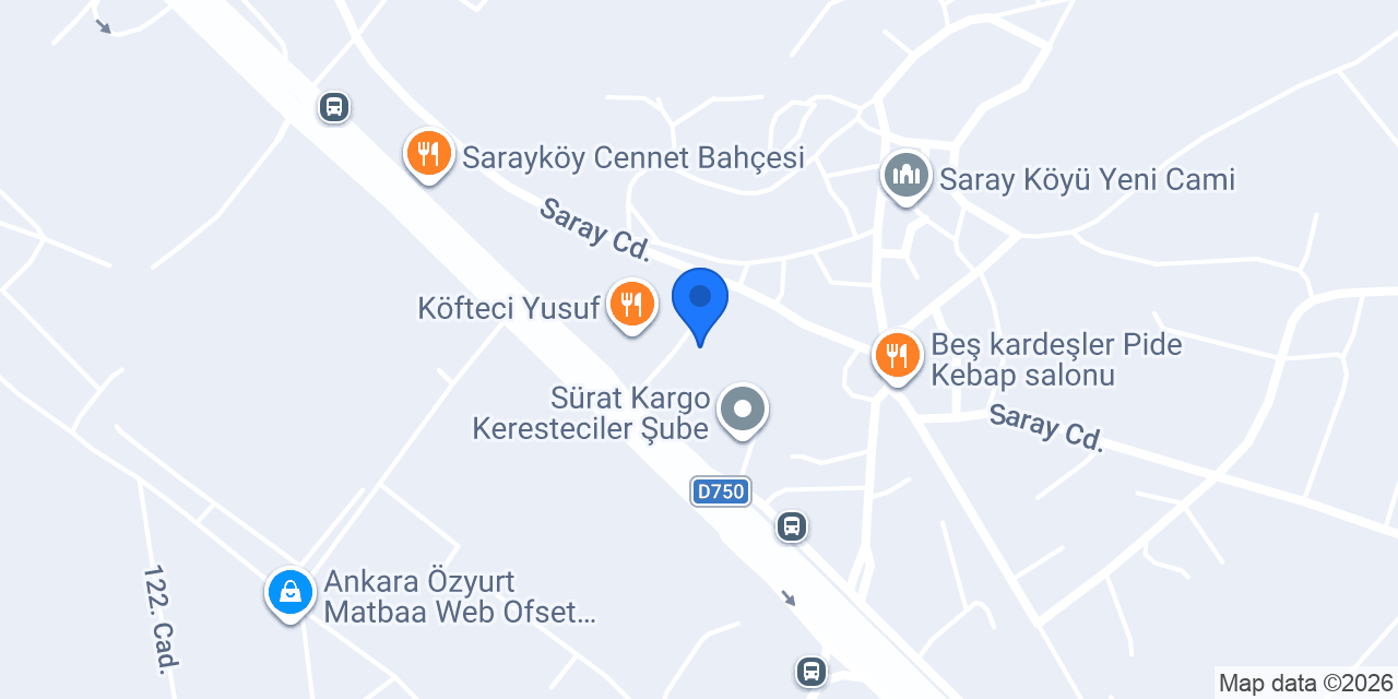 Ankara Tel Örgü - Panel Çit - Çim Çit konumu