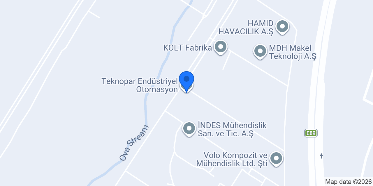 Teknopar Endüstriyel Otomasyon konumu