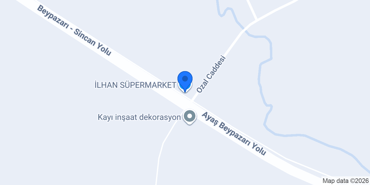İLHAN SÜPERMARKET konumu