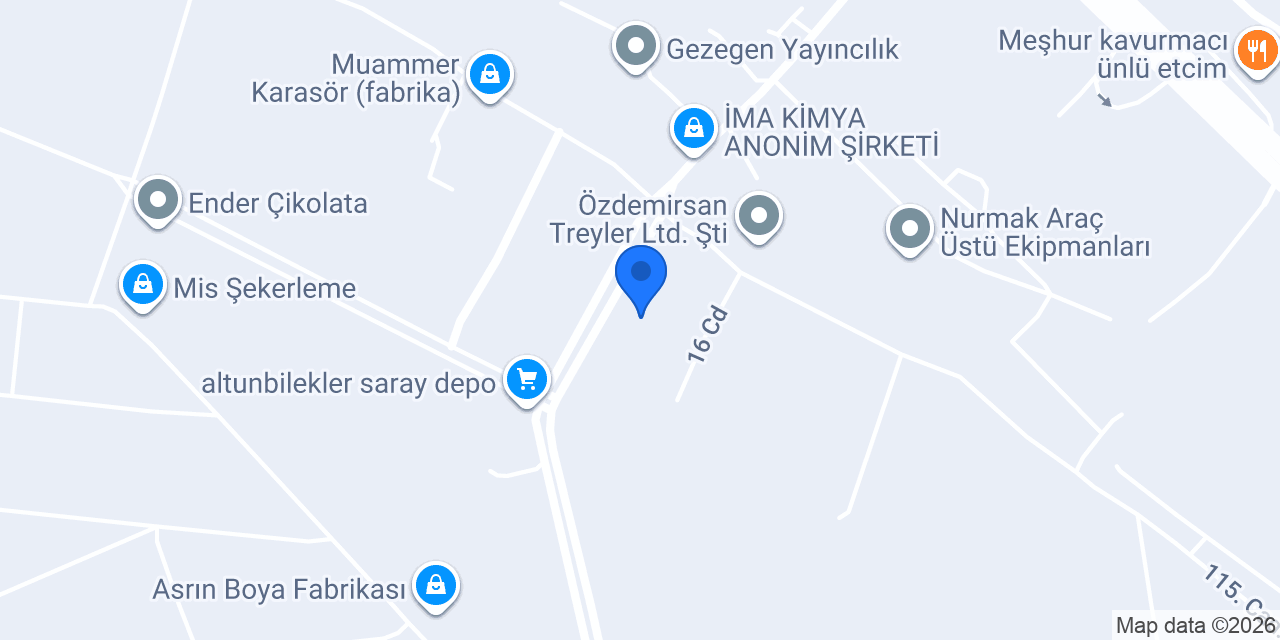 Aygün Çelik Yapı konumu