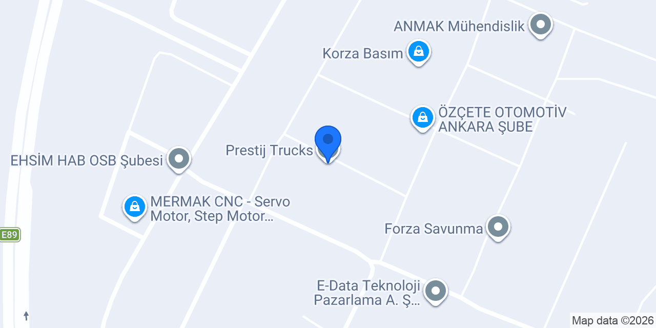 Prestij Trucks konumu