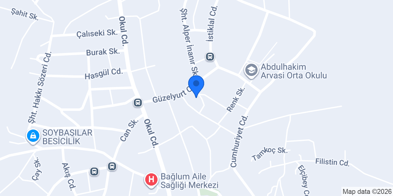 Atölye Hobi Tasarım konumu