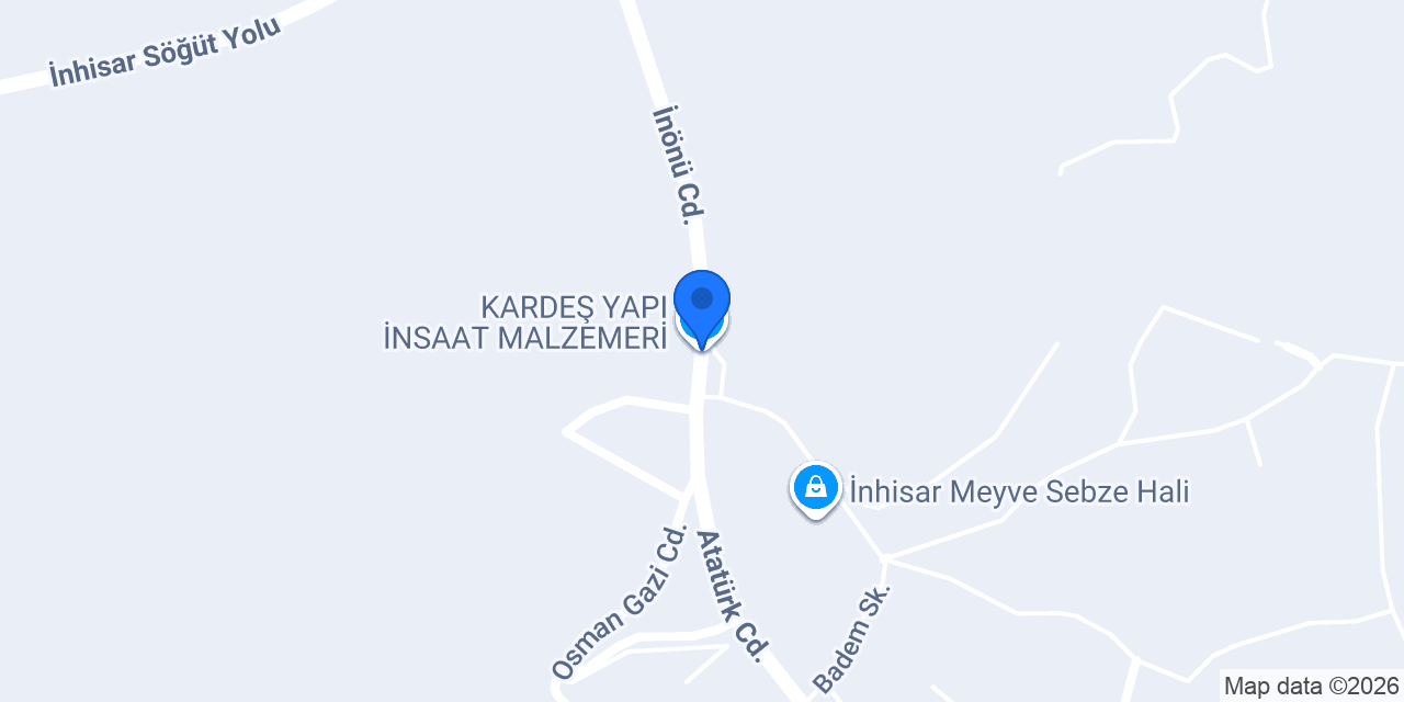 KARDEŞ YAPI İNSAAT MALZEMERİ. konumu