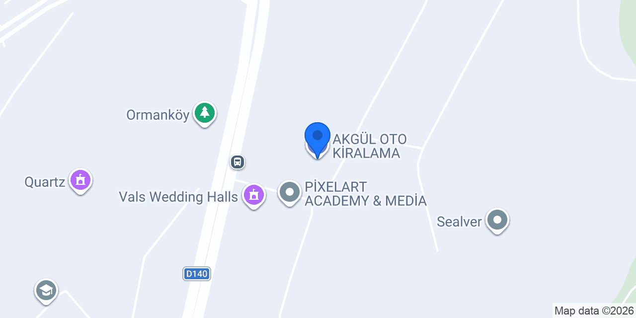 AKGÜL OTO KİRALAMA konumu