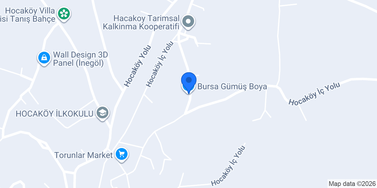 Bursa Gümüş Boya konumu