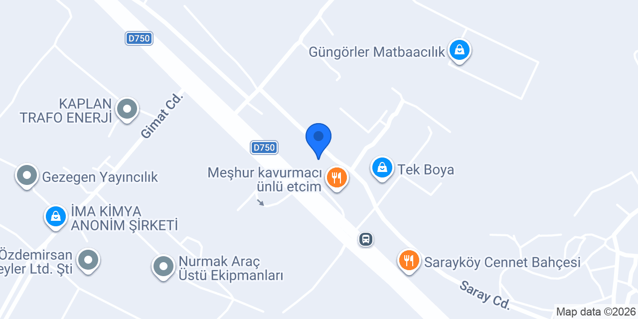 Saray Park Hotel konumu