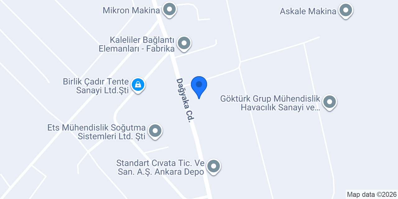 Tual Grup Dekorasyon San. Tic. Ltd. Şti. Fabrika konumu