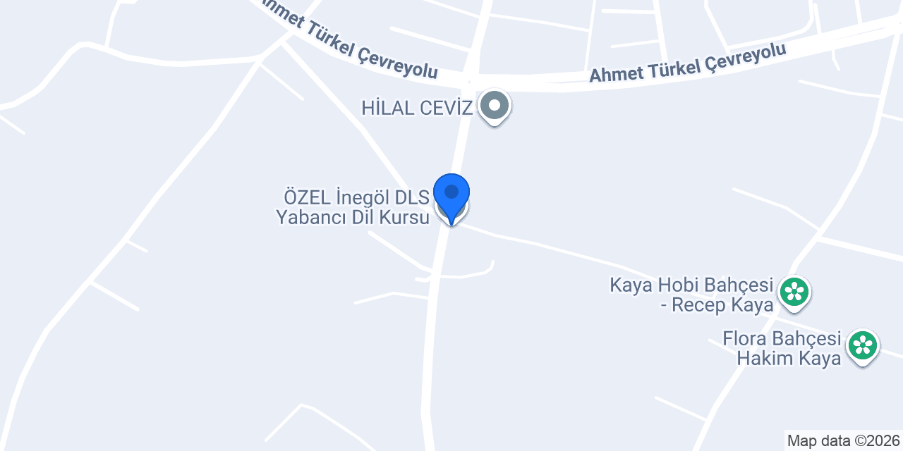 ÖZEL İnegöl DLS Yabancı Dil Kursu konumu