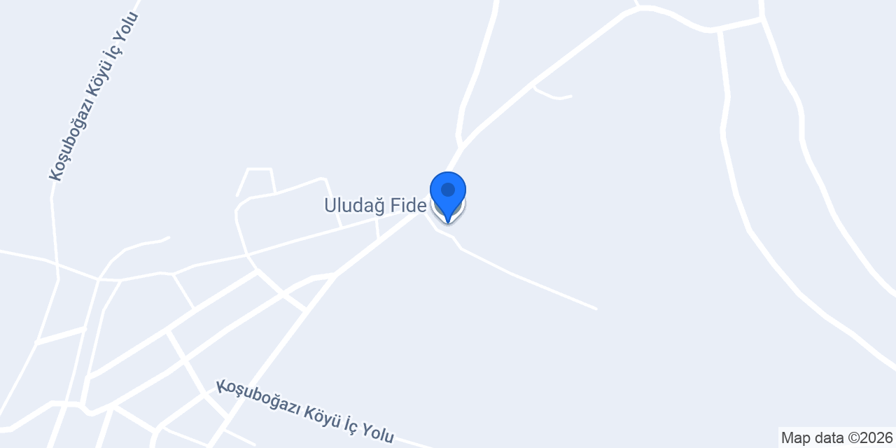 Uludağ Fide konumu
