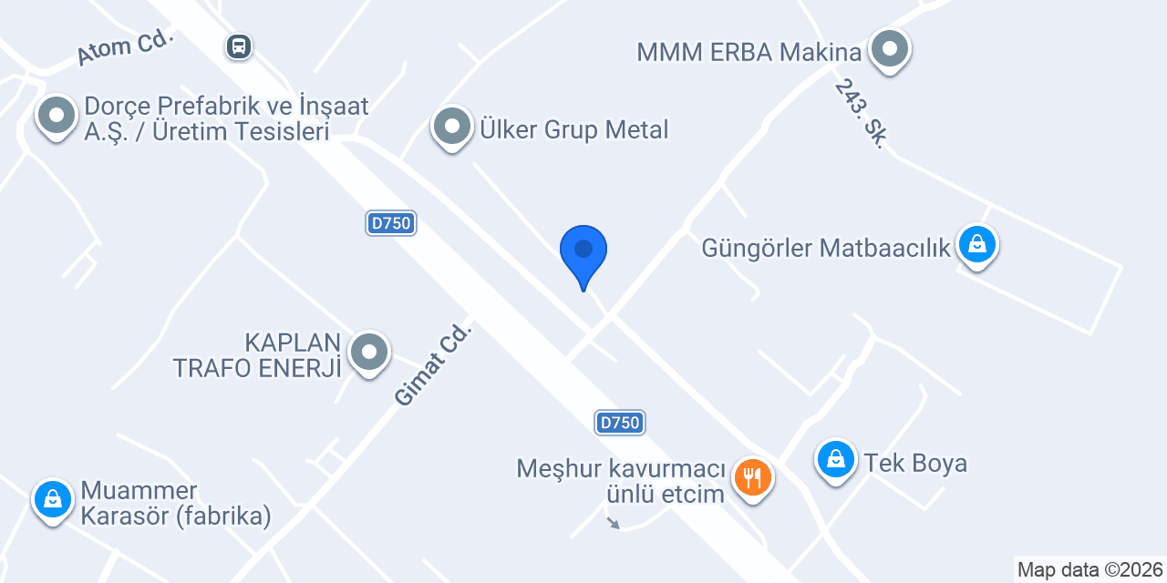 Uzkim Yapı Kimya Ltd.Şti. konumu
