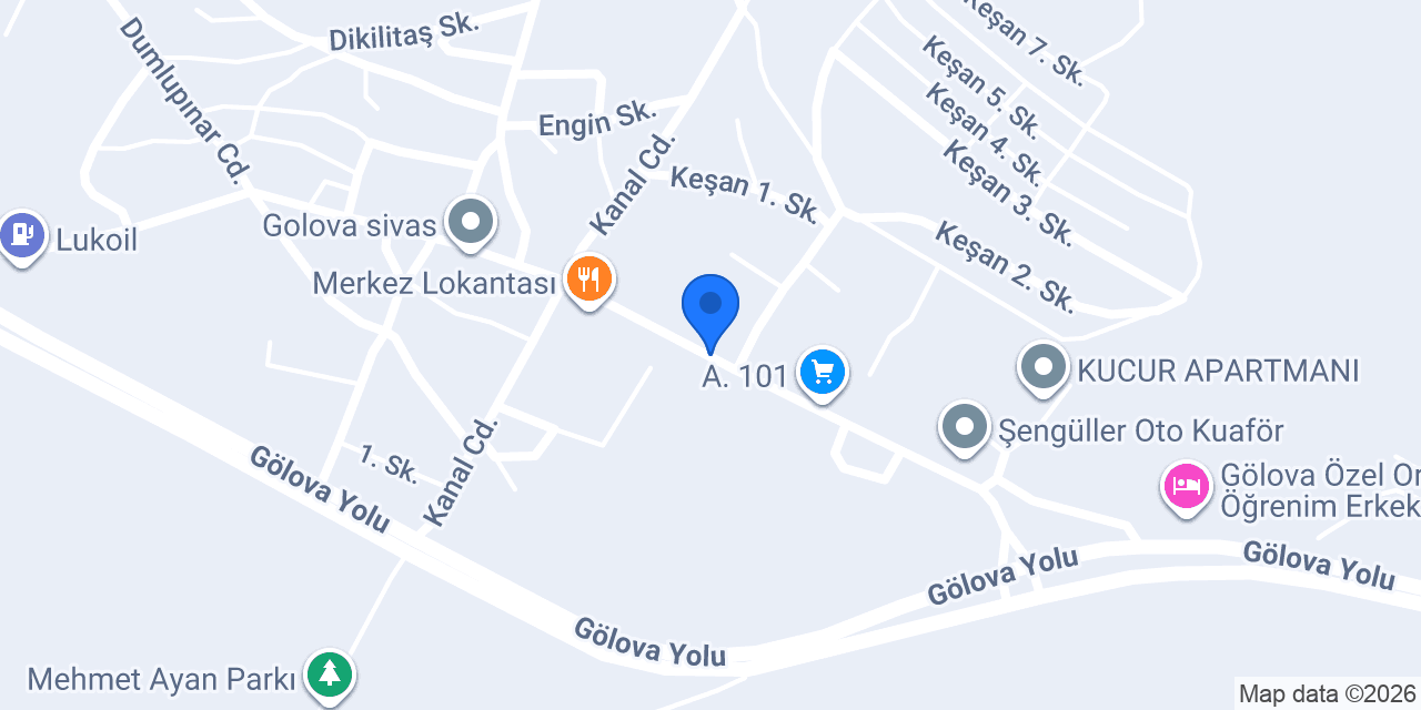 Gölova Noterliği konumu