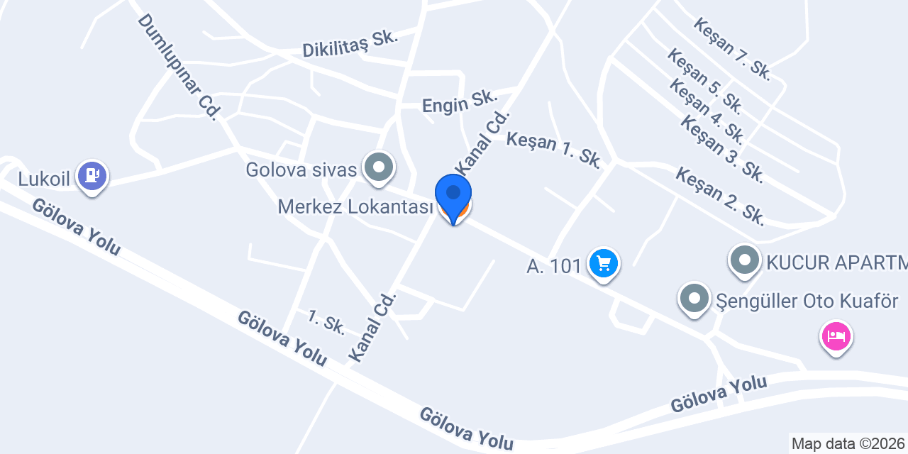 Tanrıverdi Et ve Tavuk konumu