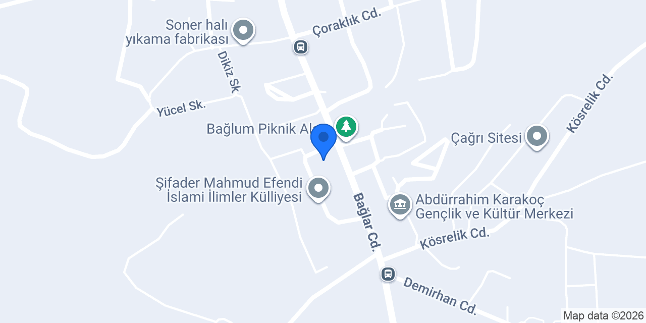 Öz Bağlum Sofrası konumu
