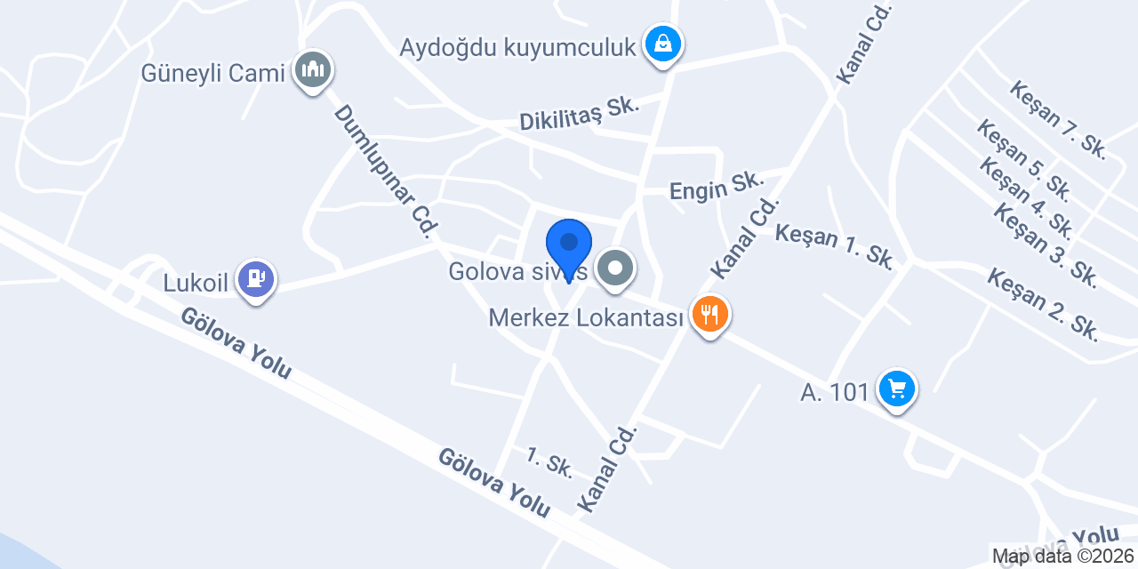 Gölova İlçe Emniyet Amirliği konumu
