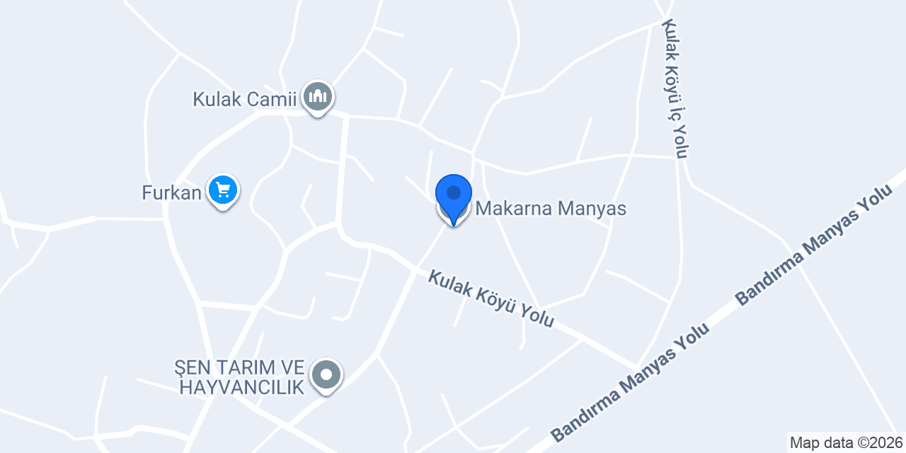 Makarna Manyas konumu