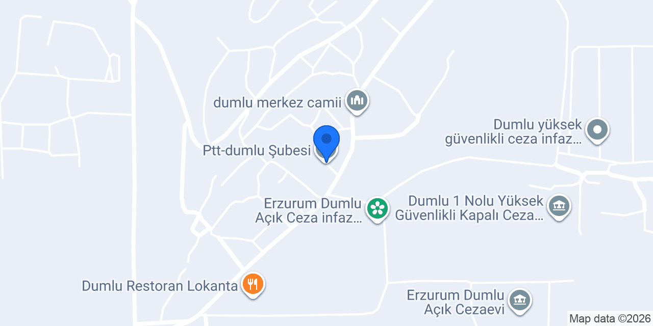 Ptt-dumlu Şubesi konumu