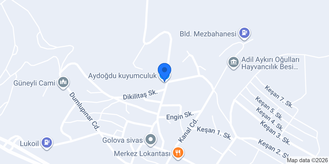 Aydoğdu kuyumculuk konumu