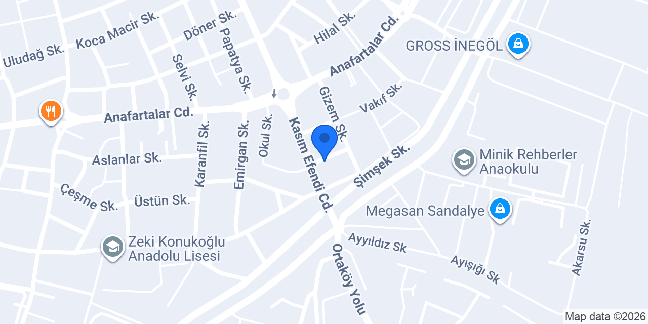 Doruk AVM konumu
