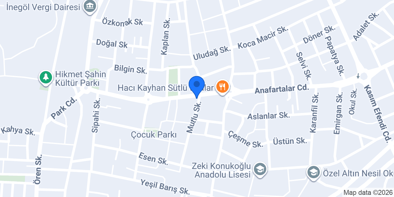 Dr. Muharrem Özcan Klinik konumu