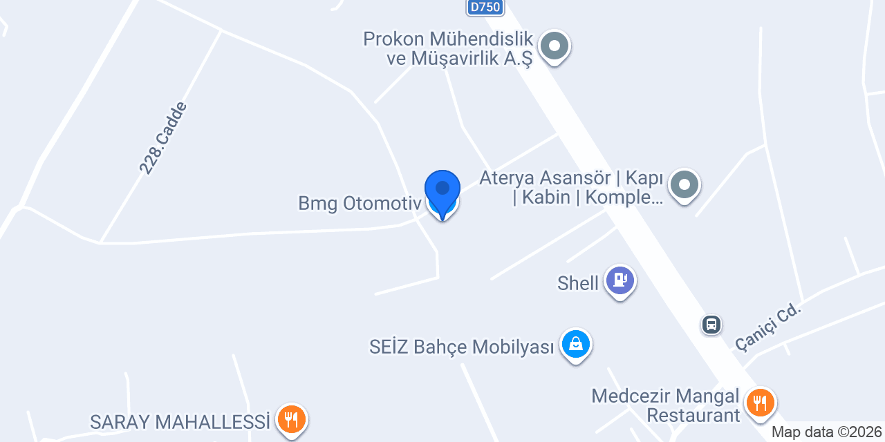 Bmg Otomotiv konumu