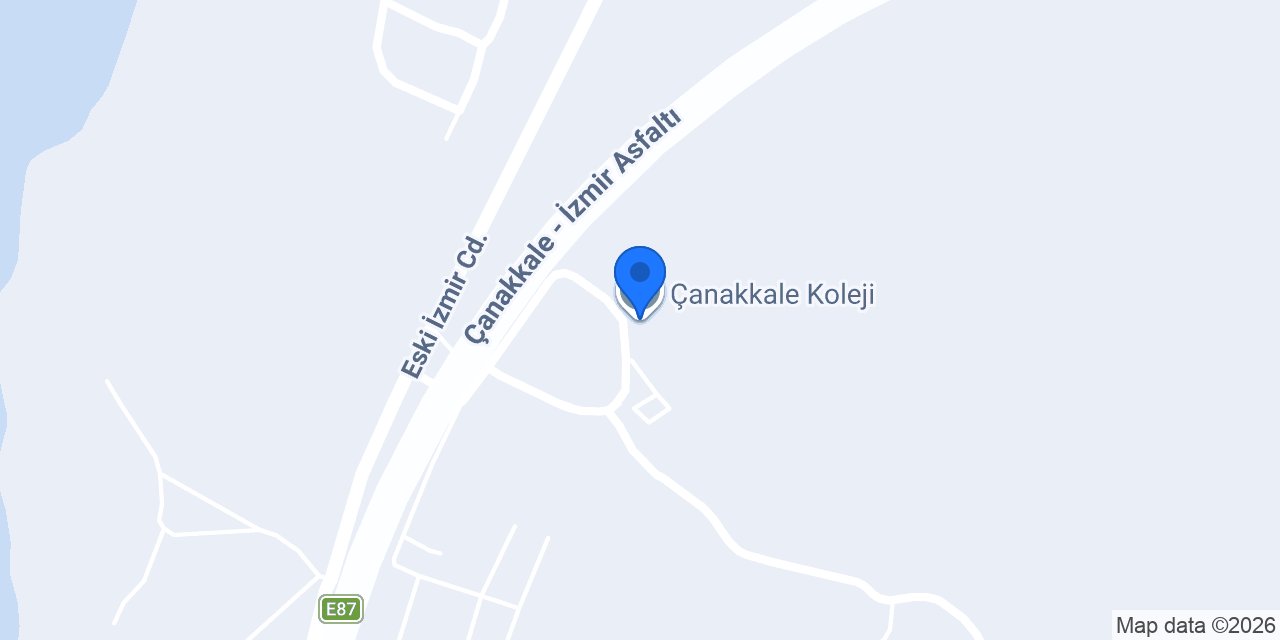 Çanakkale Koleji konumu