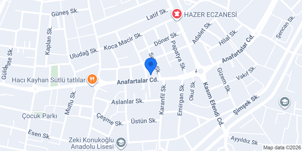 NOOW Bilişim Teknolojileri konumu