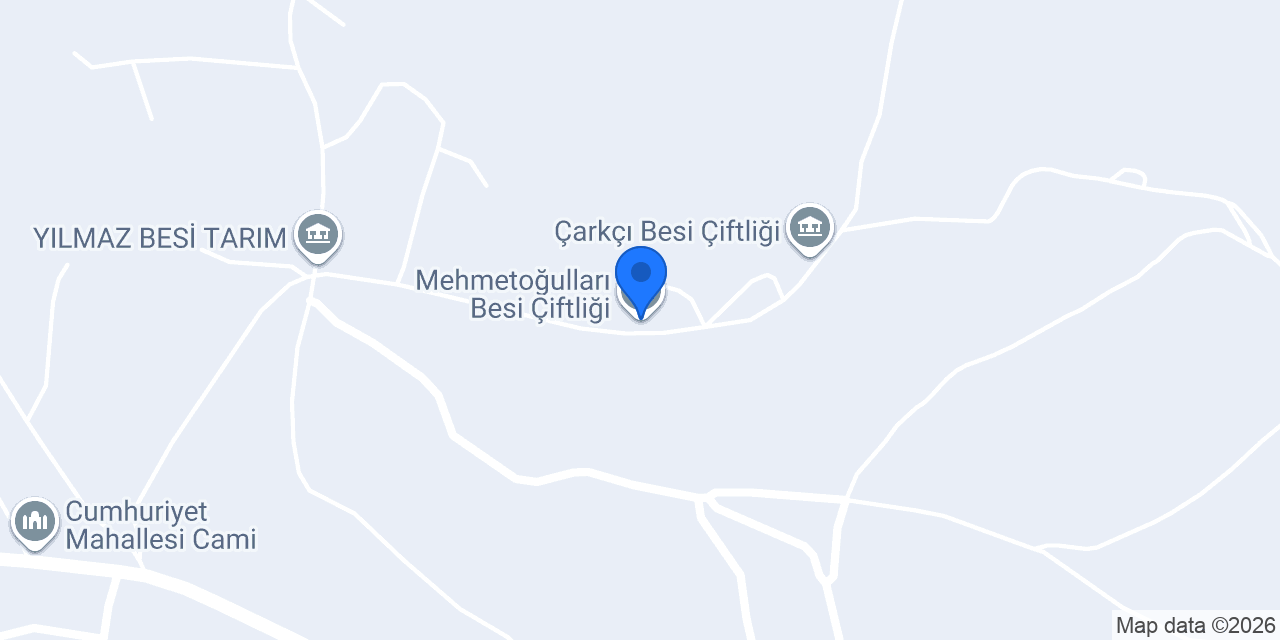 Mehmetoğulları Besi Çiftliği konumu