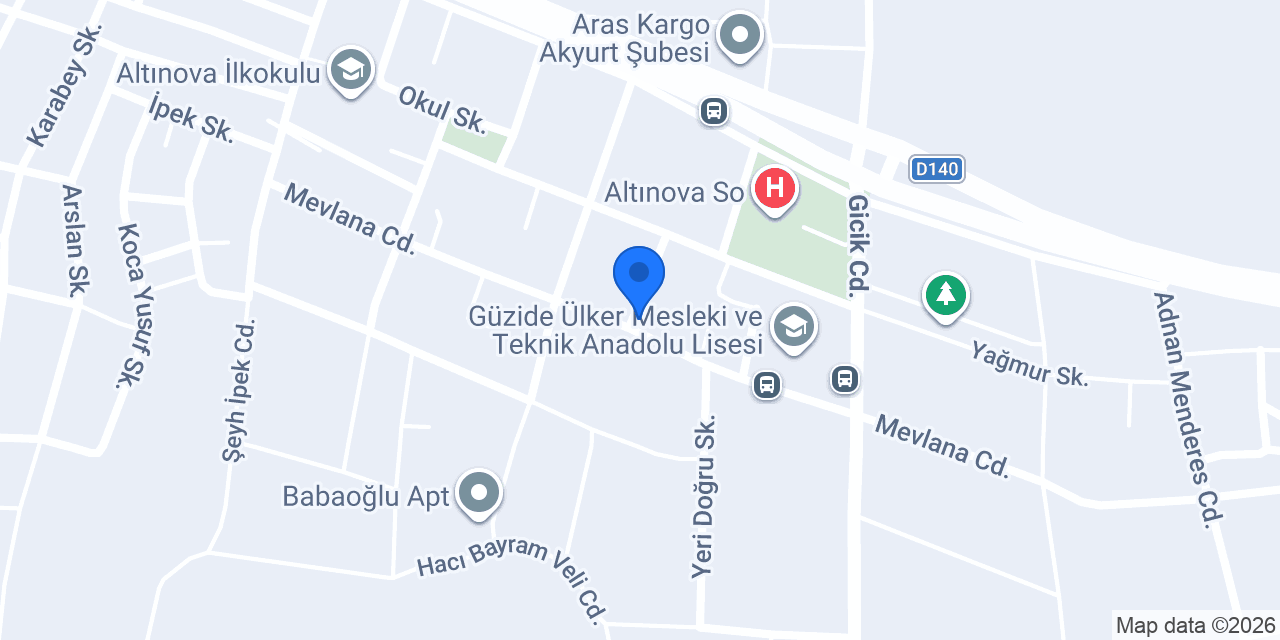 ÖZÇELİKLER PEYZAJ konumu